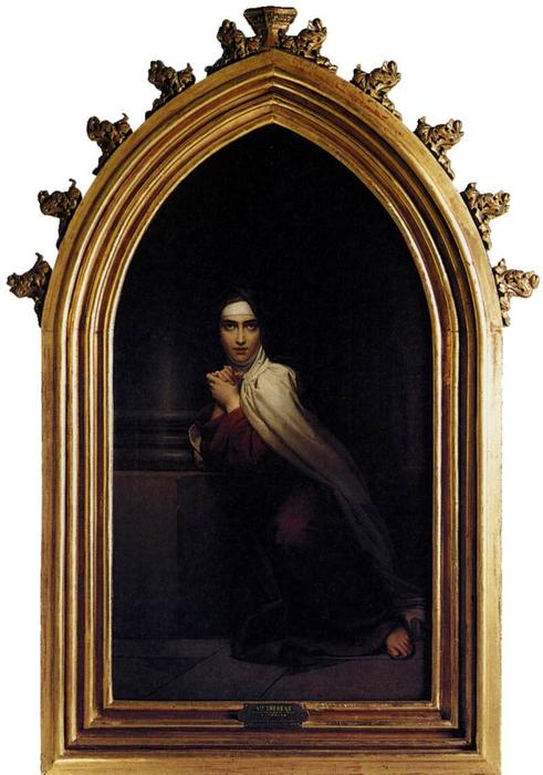 Wikioo.org – L'Enciclopedia delle Belle Arti - Pittura, Opere di François Gérard (François Pascal Simon) - Santa Teresa