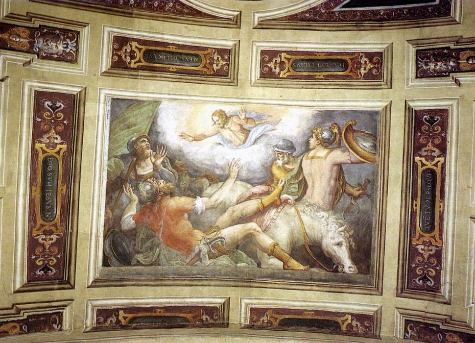 Wikioo.org – L'Enciclopedia delle Belle Arti - Pittura, Opere di Cristofano Gherardi - conversione di san Paolo