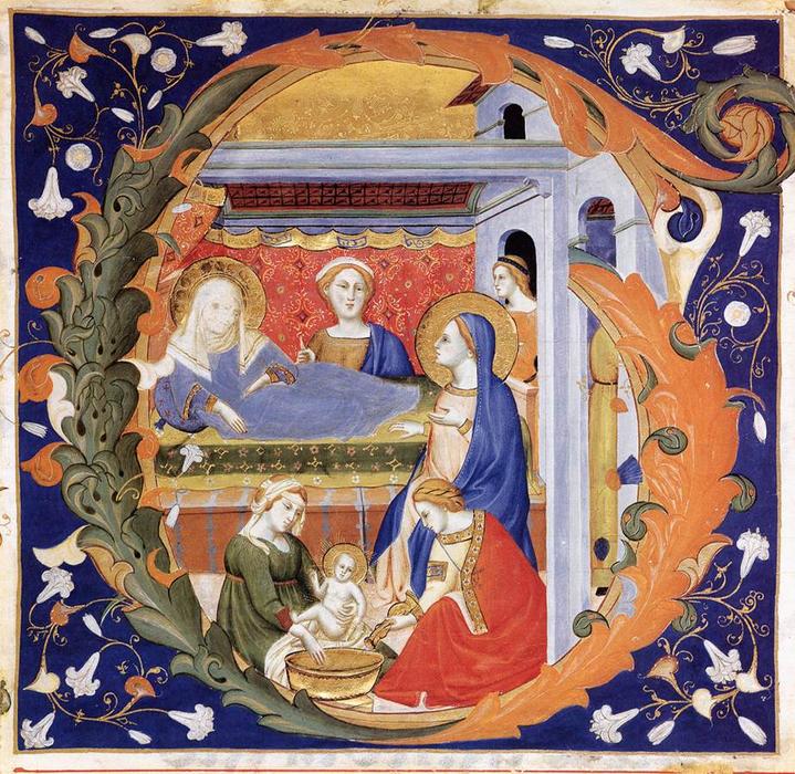WikiOO.org - אנציקלופדיה לאמנויות יפות - ציור, יצירות אמנות Don Silvestro Dei Gherarducci - Gradual from Santa Maria degli Angeli (Folio 148)