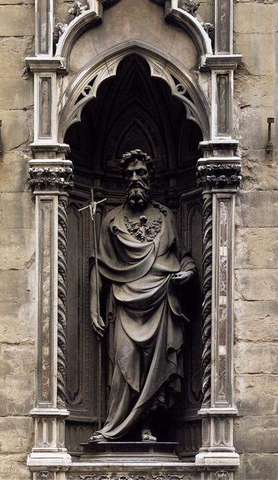WikiOO.org - אנציקלופדיה לאמנויות יפות - ציור, יצירות אמנות Lorenzo Ghiberti - St John the Baptist