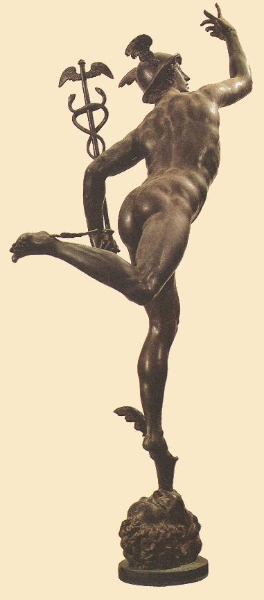 WikiOO.org - Encyclopedia of Fine Arts - Lukisan, Artwork Giambologna - Mercury (rear view)