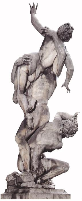 Wikioo.org – La Enciclopedia de las Bellas Artes - Pintura, Obras de arte de Giambologna - Violación de las Sabinas