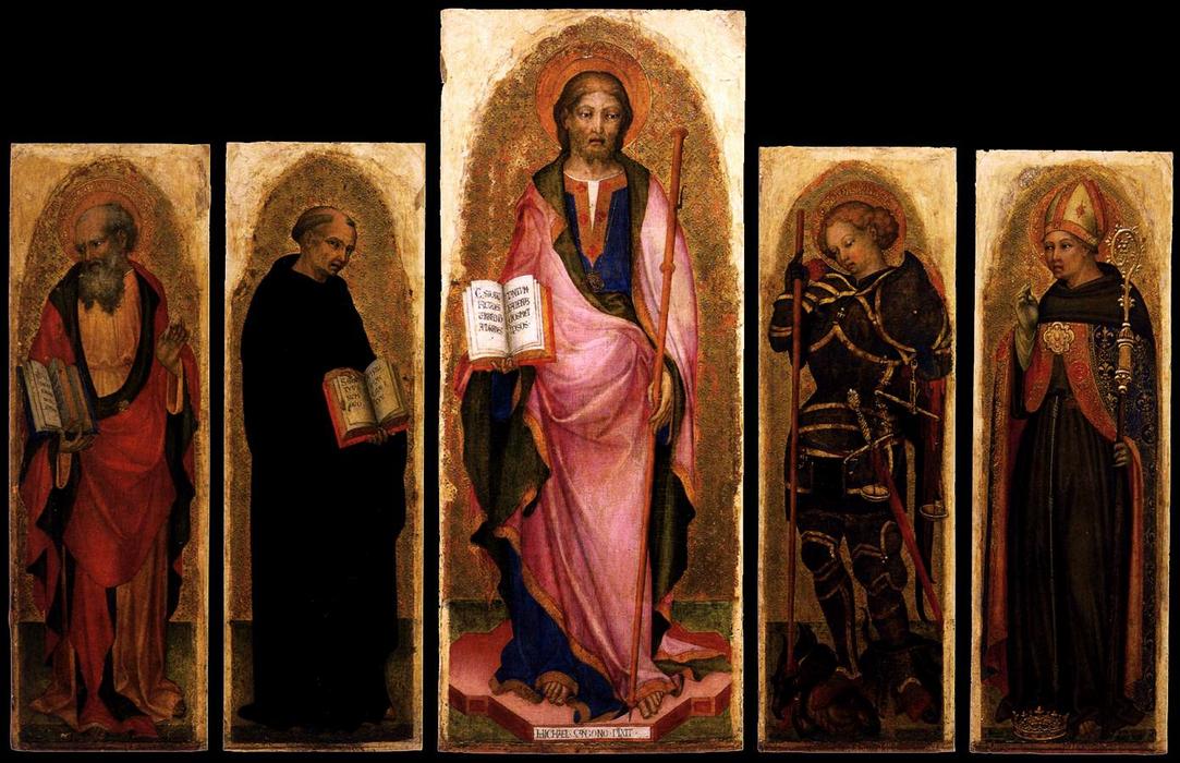 Wikioo.org - The Encyclopedia of Fine Arts - Painting, Artwork by Michele Giambono - Polyptych of St James