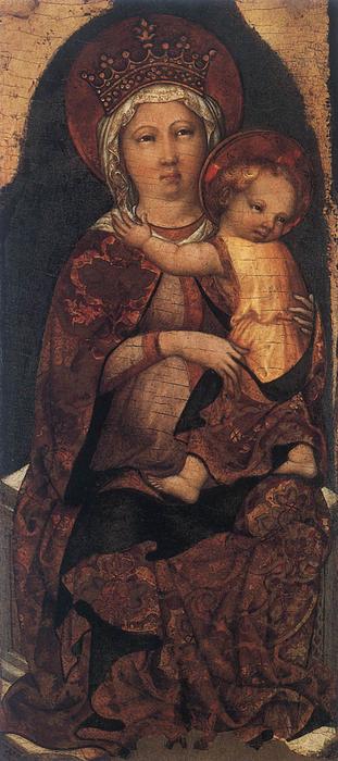 WikiOO.org - Encyclopedia of Fine Arts - Lukisan, Artwork Michele Giambono - Virgin and Child