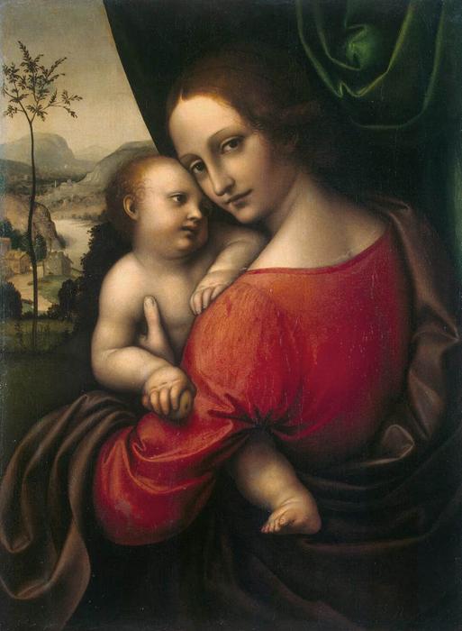 Wikioo.org - The Encyclopedia of Fine Arts - Painting, Artwork by Giampietrino - Madonna with Child