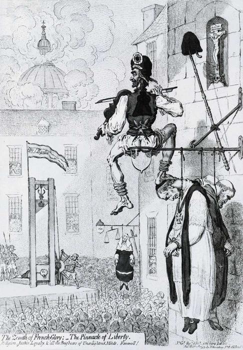 WikiOO.org - Enciklopedija likovnih umjetnosti - Slikarstvo, umjetnička djela James Gillray - The Zenith of French Glory