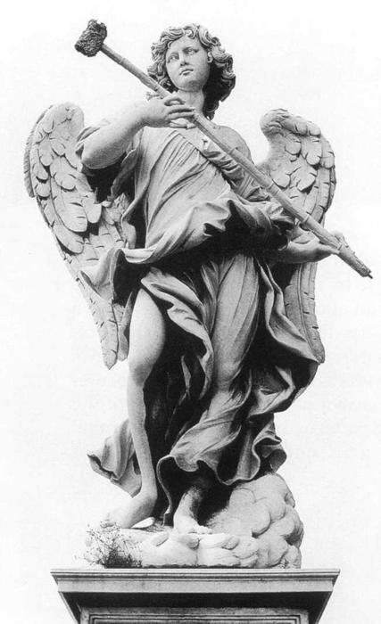 WikiOO.org – 美術百科全書 - 繪畫，作品 Antonio Giorgetti - 天使与海绵