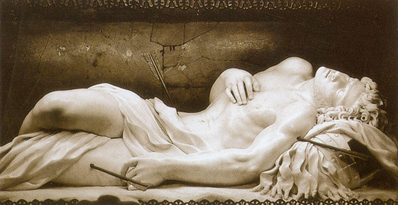 WikiOO.org - Encyclopedia of Fine Arts - Lukisan, Artwork Antonio Giorgetti - Martyrdom of St Sebastian (detail)