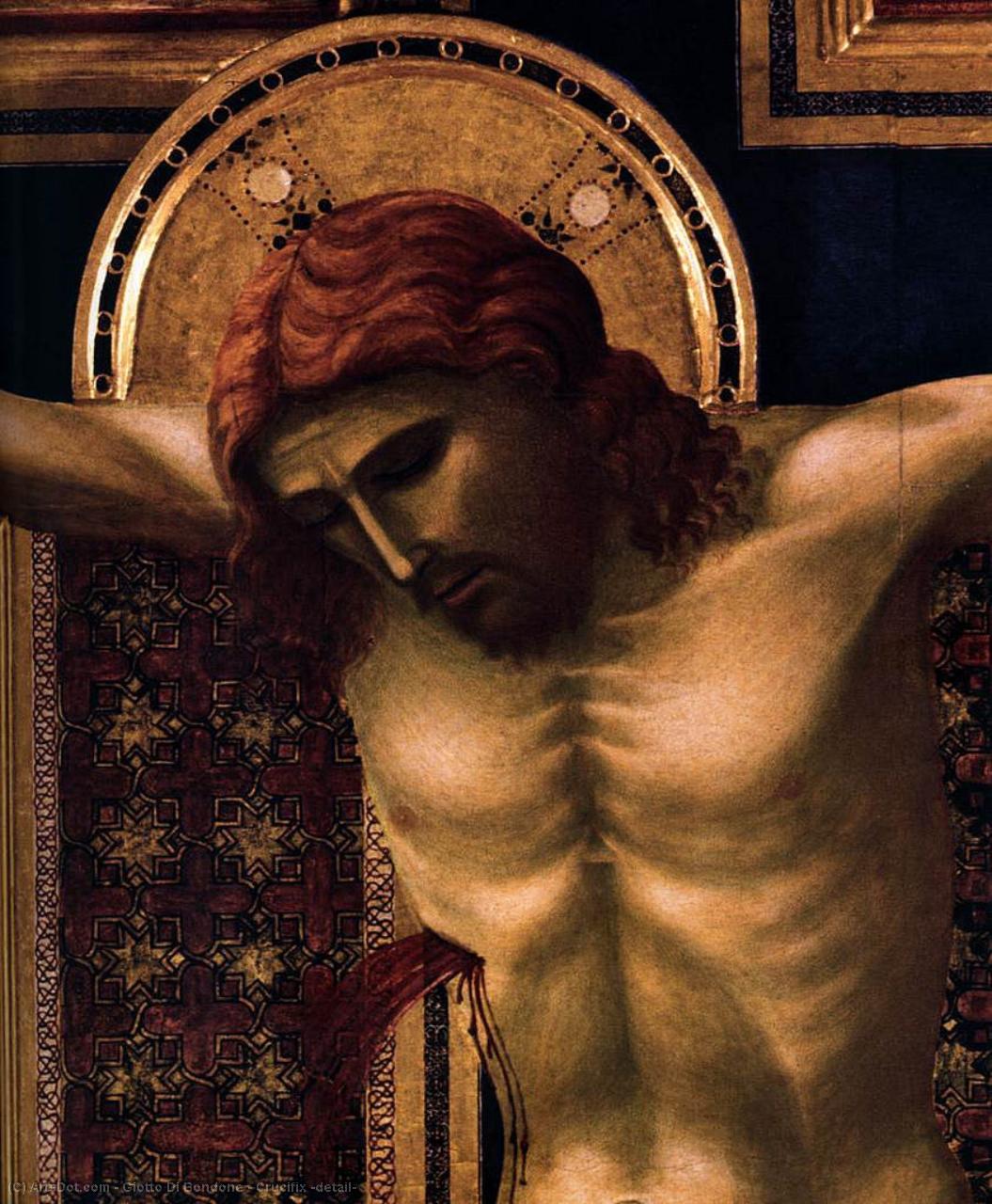 Wikioo.org – L'Enciclopedia delle Belle Arti - Pittura, Opere di Giotto Di Bondone - crocifisso particolare