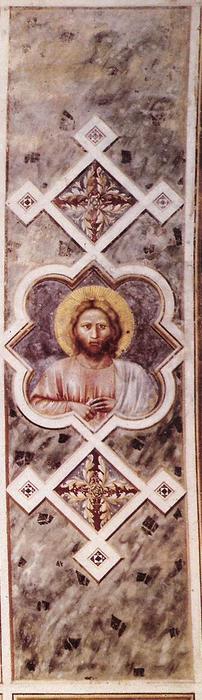 Wikioo.org - The Encyclopedia of Fine Arts - Painting, Artwork by Giotto Di Bondone - Decorative band with figure