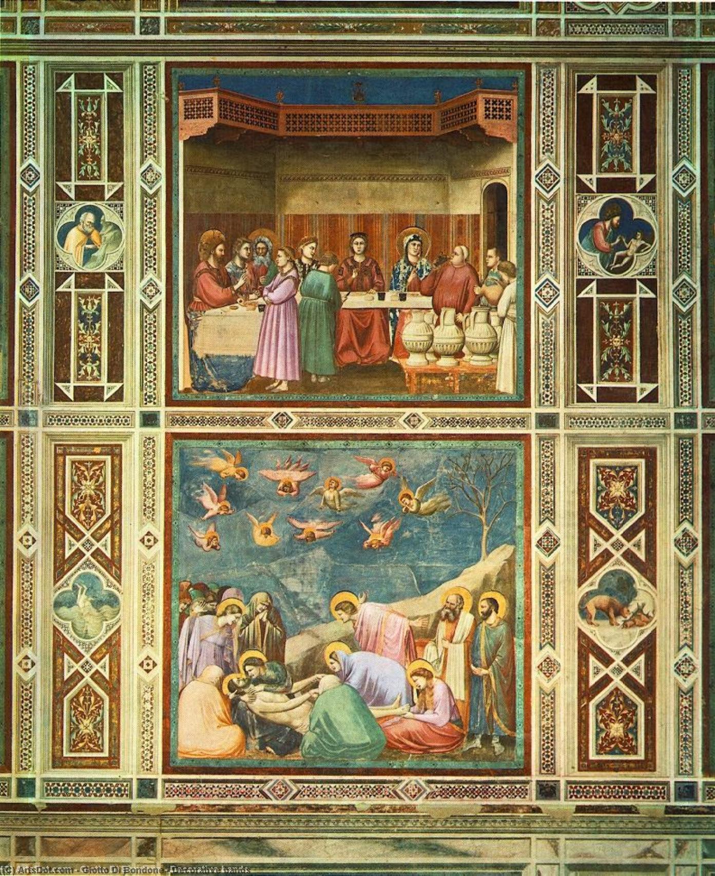 Wikioo.org - Bách khoa toàn thư về mỹ thuật - Vẽ tranh, Tác phẩm nghệ thuật Giotto Di Bondone - Decorative bands