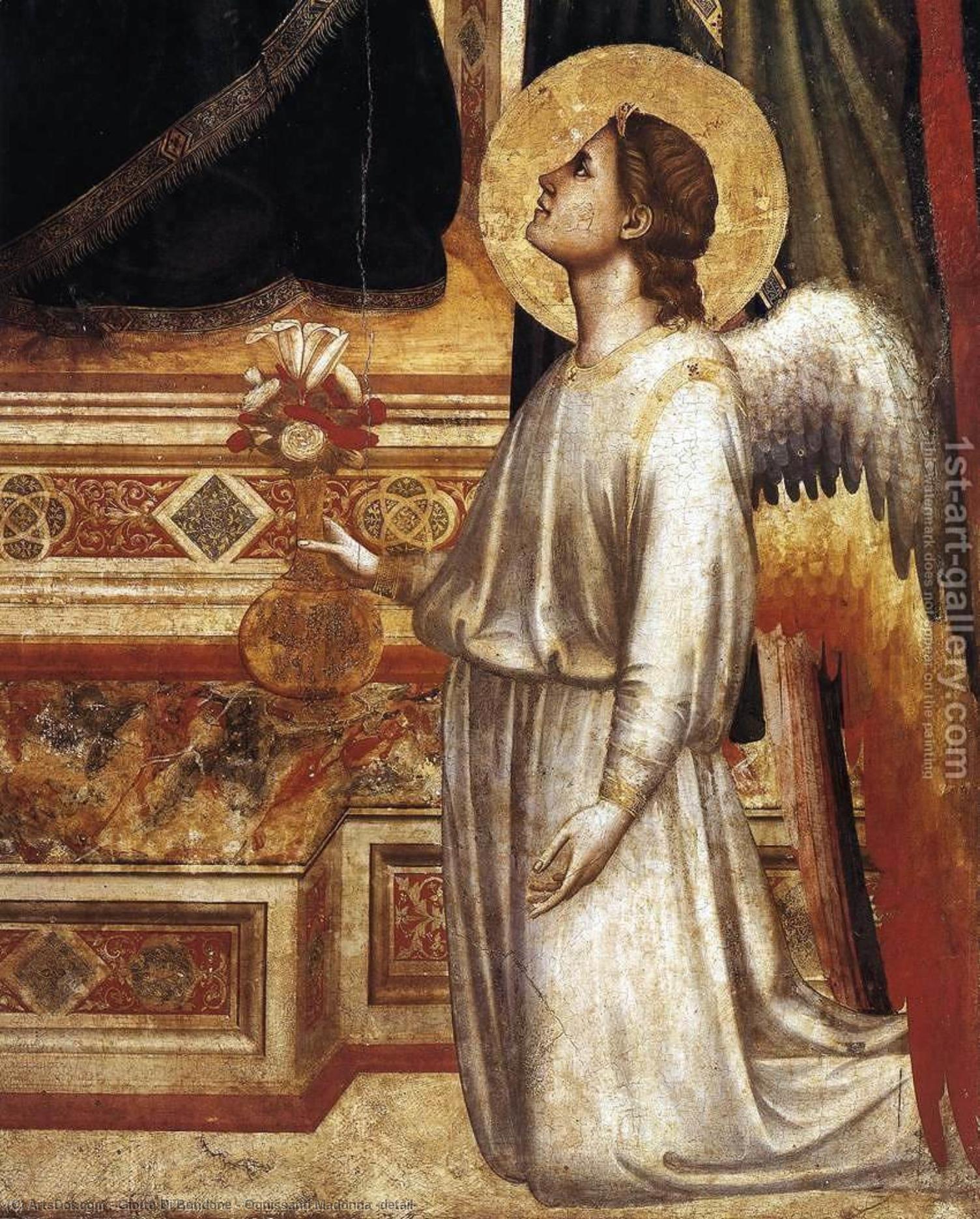 WikiOO.org - Enciclopedia of Fine Arts - Pictura, lucrări de artă Giotto Di Bondone - Ognissanti Madonna (detail)