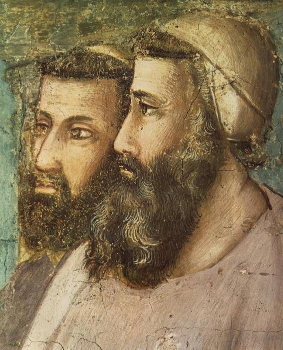 Wikioo.org – L'Enciclopedia delle Belle Arti - Pittura, Opere di Giotto Di Bondone - Scene da vita di san francesco : 5 . conferma della regola ( particolare )