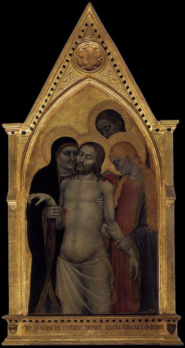 Wikioo.org - The Encyclopedia of Fine Arts - Painting, Artwork by Giovanni Da Milano - Pietà