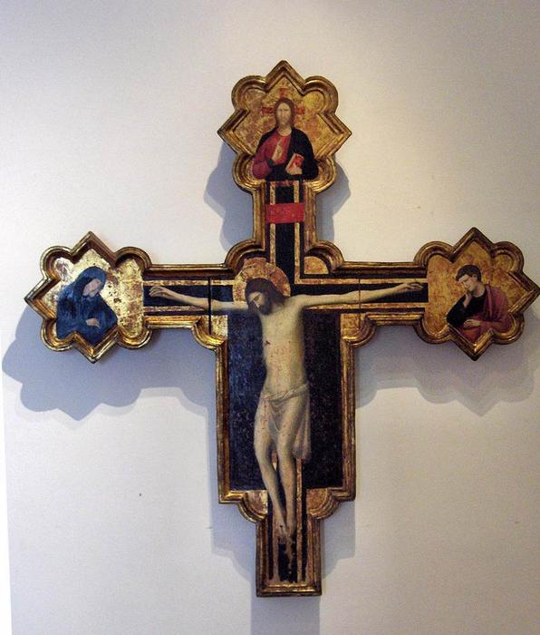 Wikoo.org - موسوعة الفنون الجميلة - اللوحة، العمل الفني Giovanni Francesco Da Rimini - Crucifix