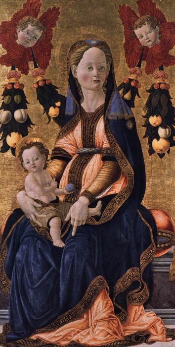 Wikioo.org - The Encyclopedia of Fine Arts - Painting, Artwork by Giovanni Di Francesco Del Cervelliera - Virgin and Child