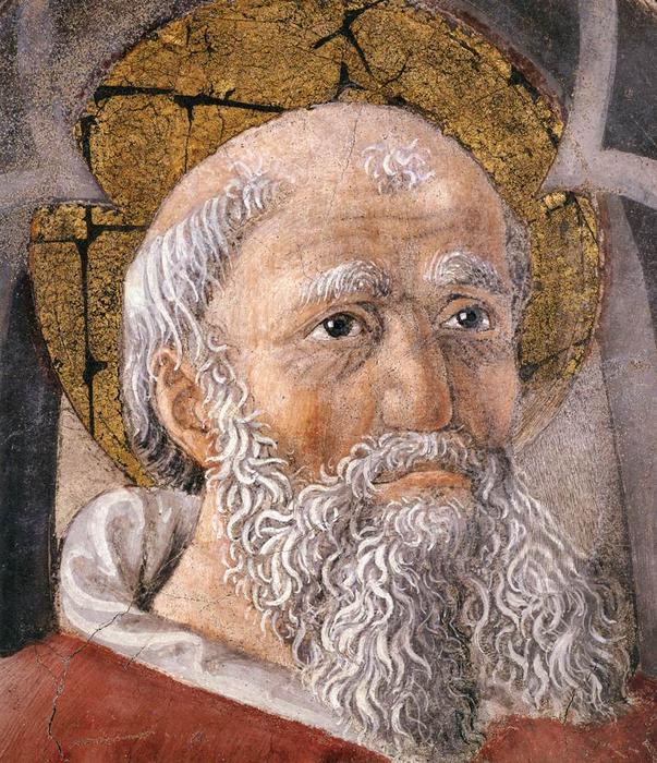 Wikioo.org - The Encyclopedia of Fine Arts - Painting, Artwork by Giovanni Di Piamonte - St Ambrose (detail)