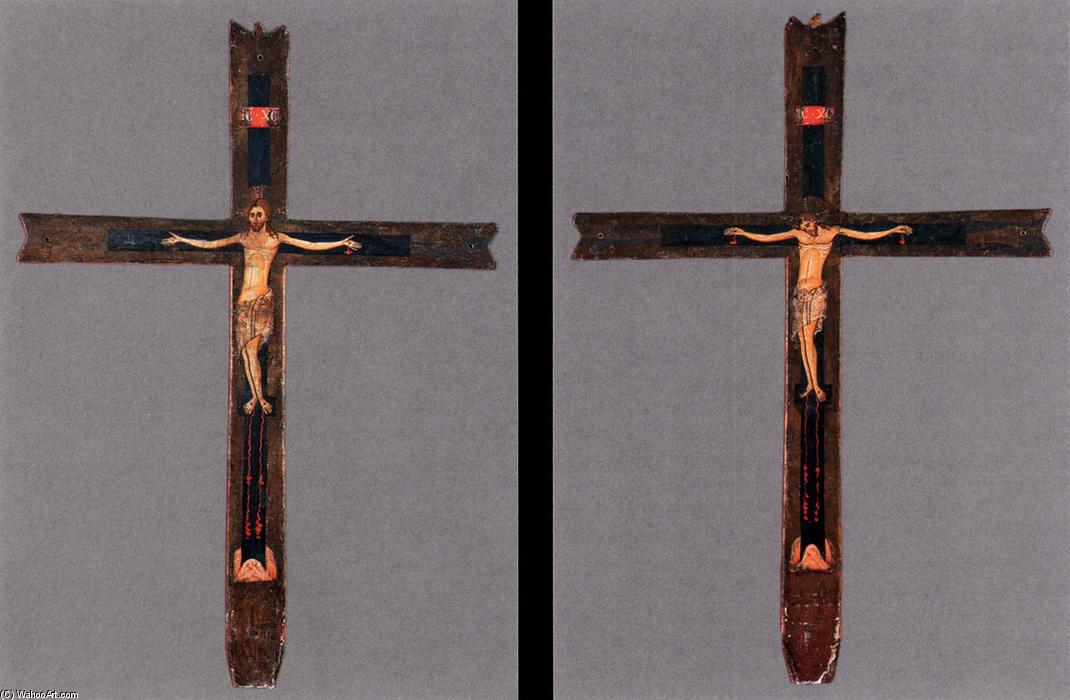 Wikioo.org - The Encyclopedia of Fine Arts - Painting, Artwork by Giunta Pisano (Giunta Da Pisa) - Double-Sided Processional Cross