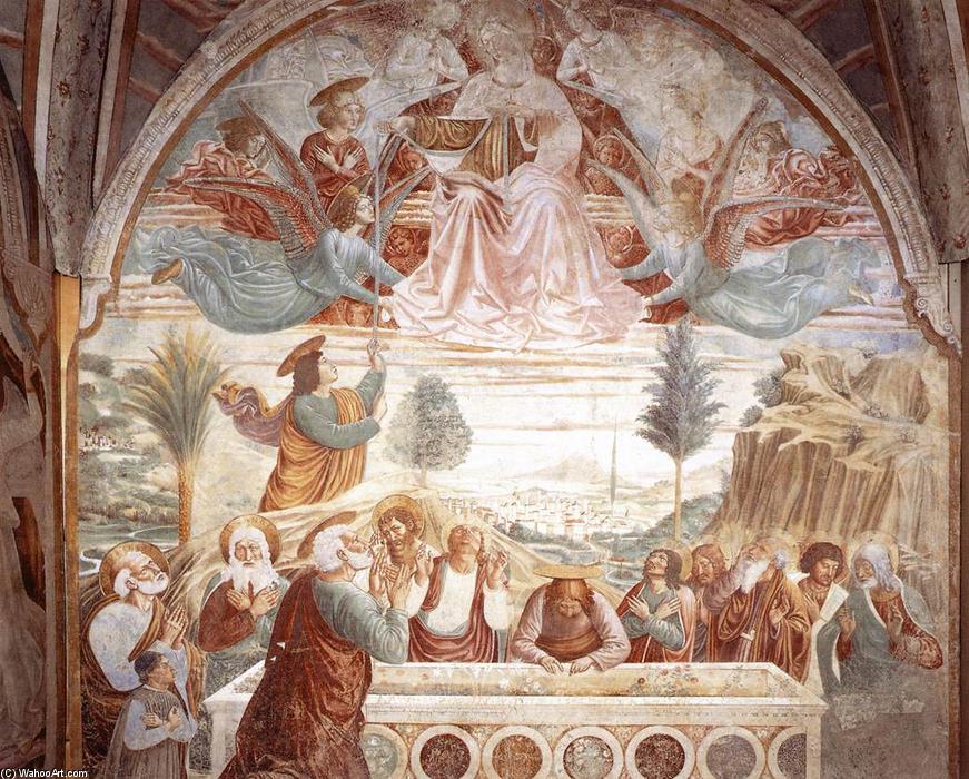 Wikioo.org - Bách khoa toàn thư về mỹ thuật - Vẽ tranh, Tác phẩm nghệ thuật Benozzo Gozzoli - Assumption of the Virgin