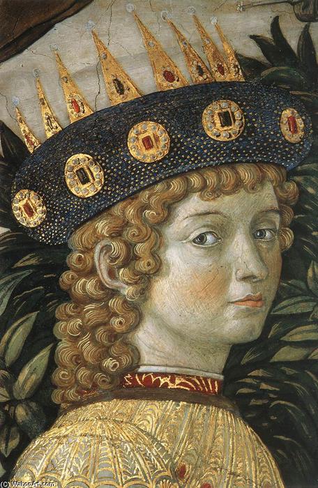 WikiOO.org - Enciclopédia das Belas Artes - Pintura, Arte por Benozzo Gozzoli - Procession of the Youngest King (detail)