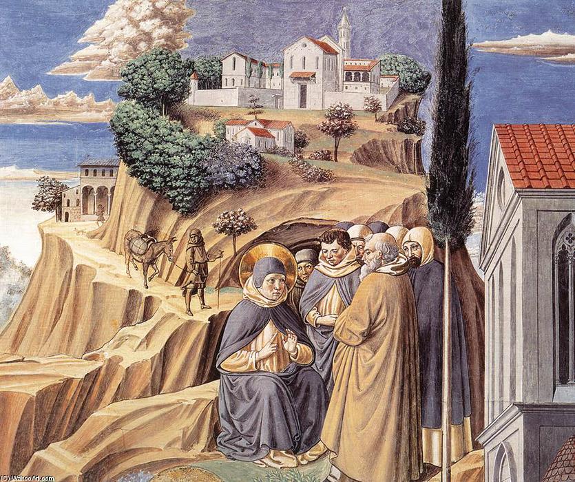 Wikioo.org - Bách khoa toàn thư về mỹ thuật - Vẽ tranh, Tác phẩm nghệ thuật Benozzo Gozzoli - The Parable of the Holy Trinity (detail)