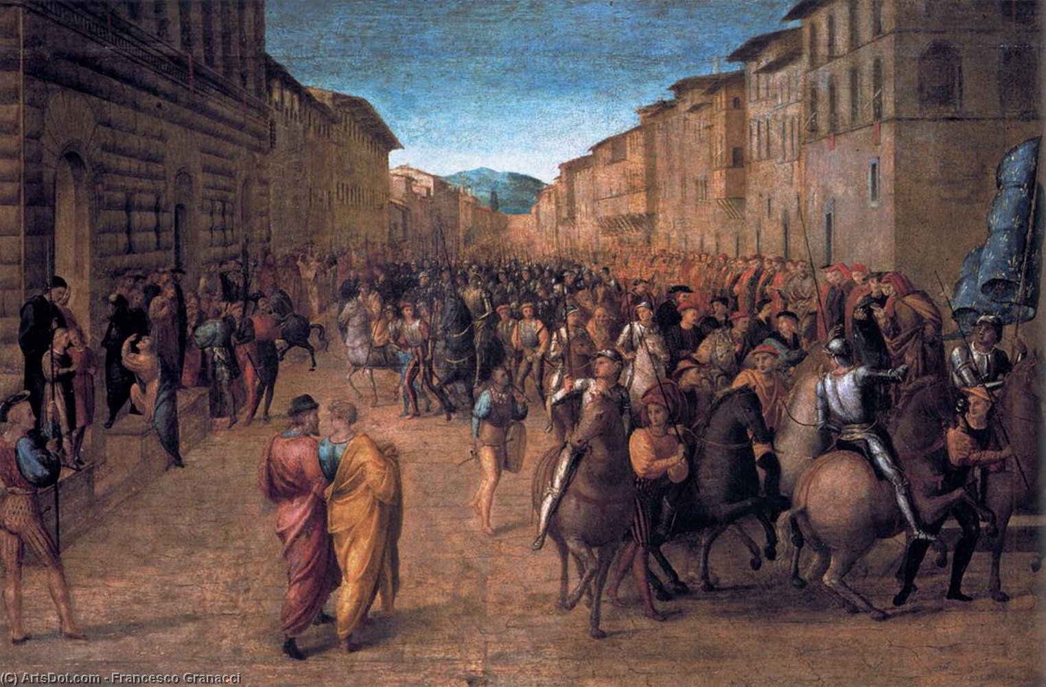 Wikioo.org – L'Enciclopedia delle Belle Arti - Pittura, Opere di Francesco Granacci - Voce di charles VIII a Firenze