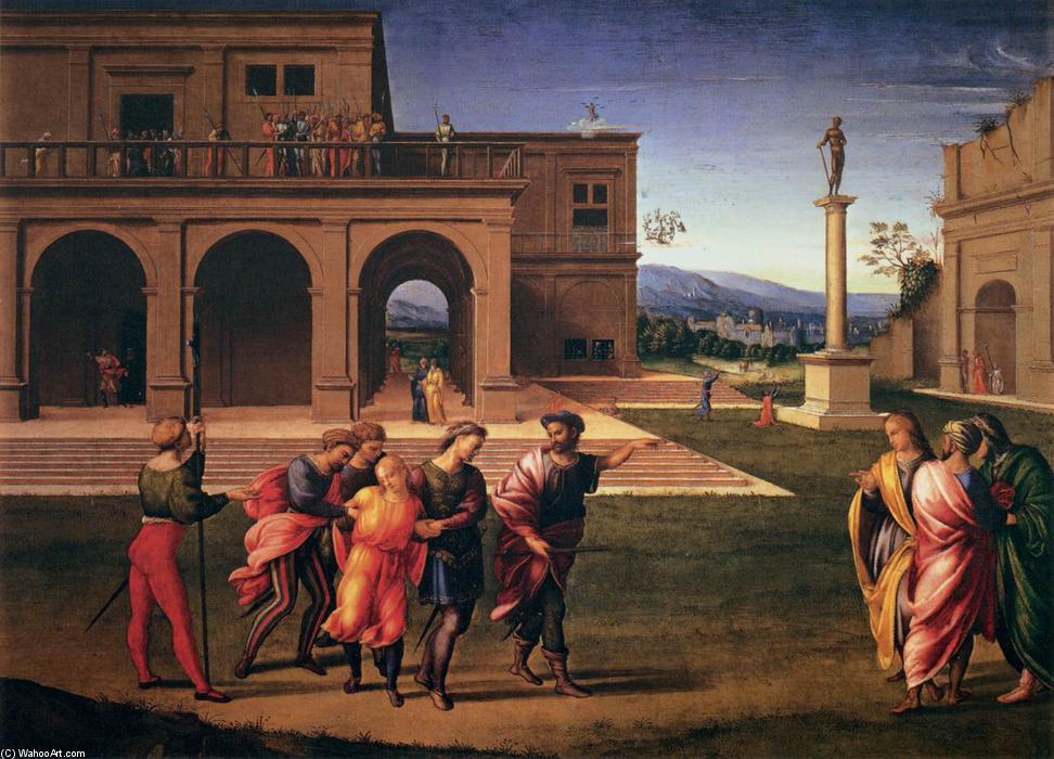 WikiOO.org - Encyclopedia of Fine Arts - Maleri, Artwork Francesco Granacci - Joseph Conducted to Prison