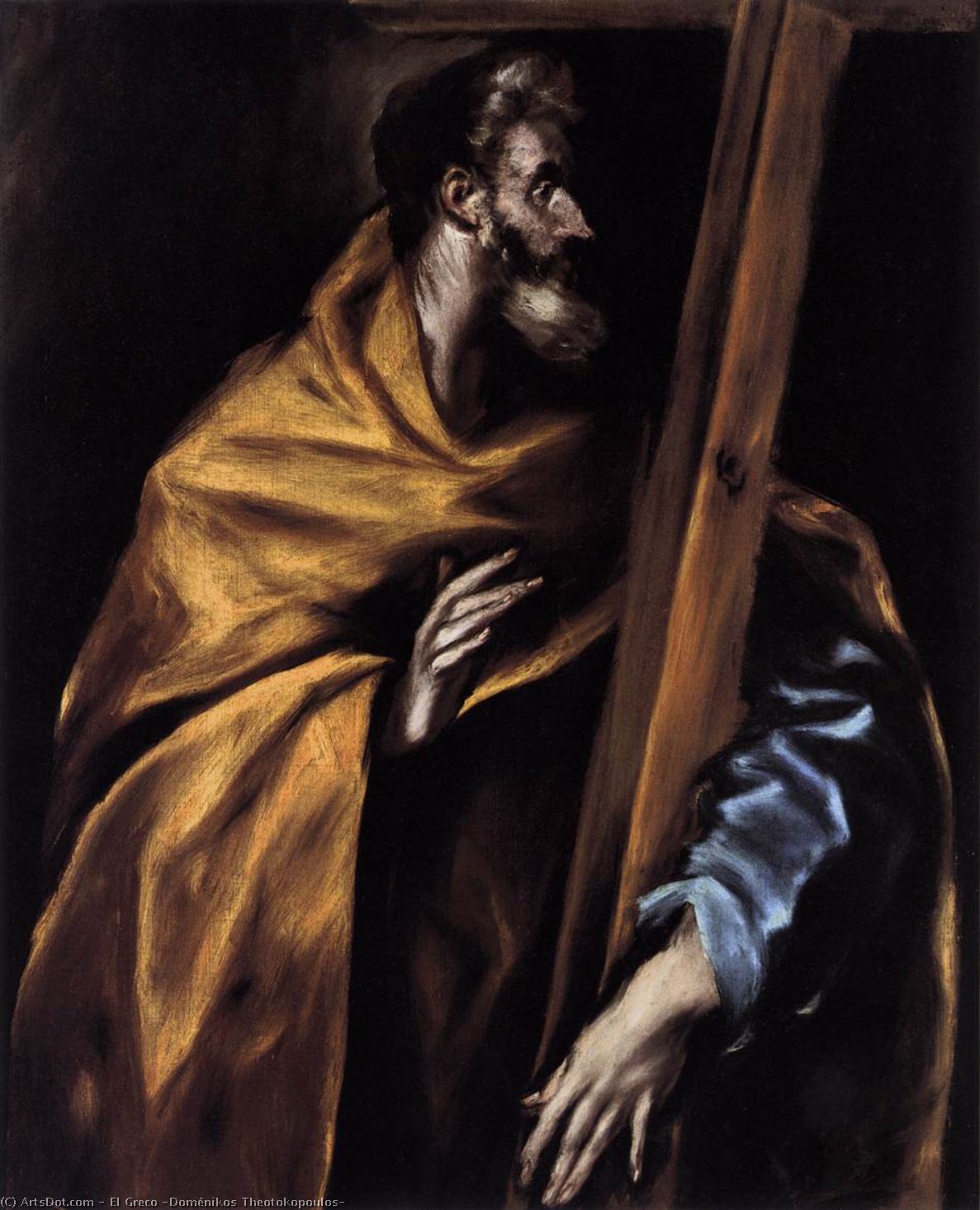 WikiOO.org - 백과 사전 - 회화, 삽화 El Greco (Doménikos Theotokopoulos) - Apostle St Philip