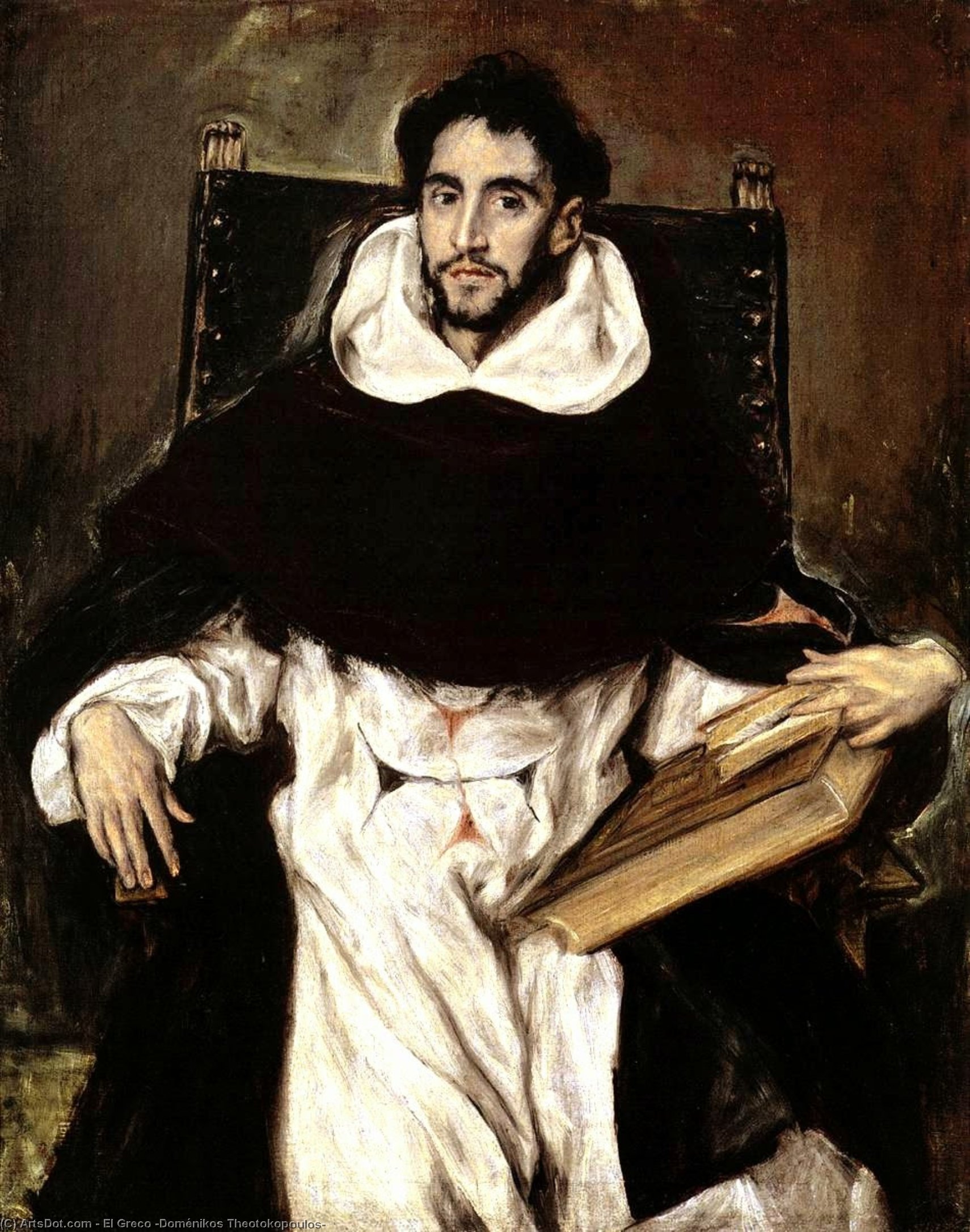 WikiOO.org - Encyclopedia of Fine Arts - Maleri, Artwork El Greco (Doménikos Theotokopoulos) - Fray Hortensio Félix Paravicino