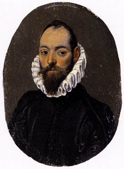 WikiOO.org - Encyclopedia of Fine Arts - Malba, Artwork El Greco (Doménikos Theotokopoulos) - Portrait of a Man