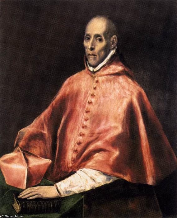WikiOO.org – 美術百科全書 - 繪畫，作品 El Greco (Doménikos Theotokopoulos) - 肖像 红衣主教tavera