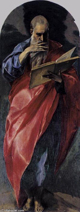 Wikioo.org – L'Enciclopedia delle Belle Arti - Pittura, Opere di El Greco (Doménikos Theotokopoulos) - San Giovanni Evangelista