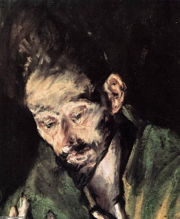 WikiOO.org – 美術百科全書 - 繪畫，作品 El Greco (Doménikos Theotokopoulos) - 的崇拜 的  牧羊人  详细