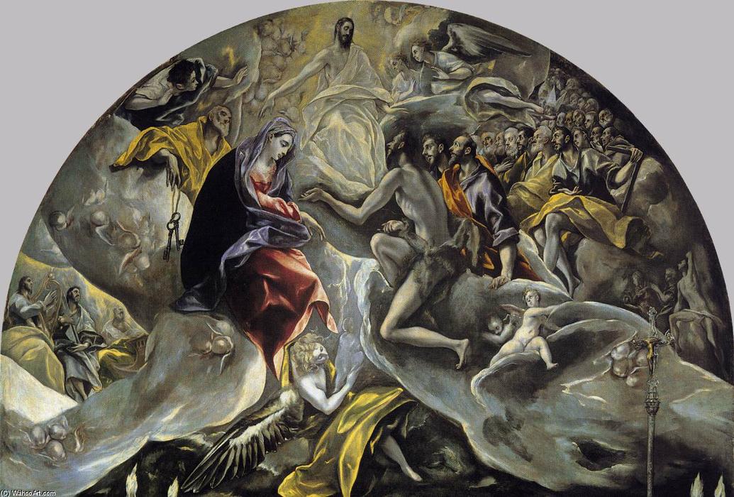 Wikioo.org - The Encyclopedia of Fine Arts - Painting, Artwork by El Greco (Doménikos Theotokopoulos) - The Burial of the Count of Orgaz (detail)