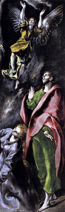 Wikioo.org - The Encyclopedia of Fine Arts - Painting, Artwork by El Greco (Doménikos Theotokopoulos) - The Crucifixion (detail)