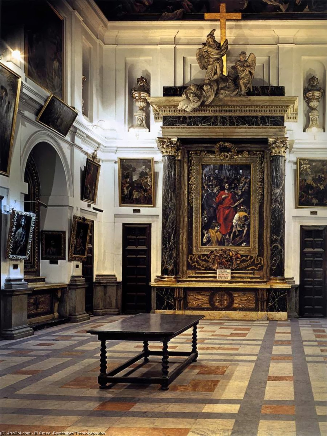 Wikioo.org - The Encyclopedia of Fine Arts - Painting, Artwork by El Greco (Doménikos Theotokopoulos) - The Disrobing of Christ (El Espolio)