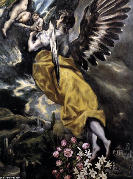 Wikioo.org - Encyklopedia Sztuk Pięknych - Malarstwo, Grafika El Greco (Doménikos Theotokopoulos) - The Virgin of the Immaculate Conception (detail)