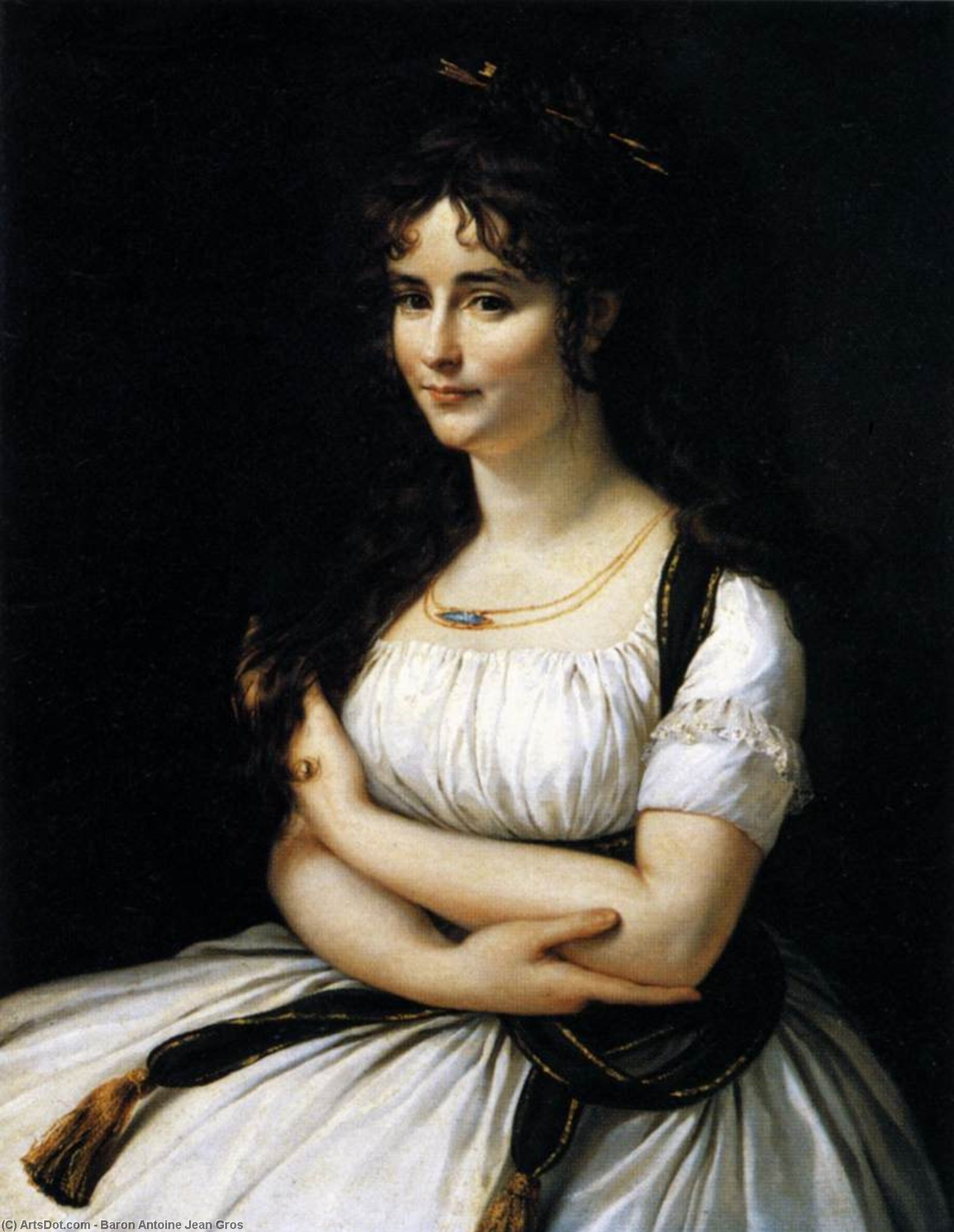 WikiOO.org - Enciklopedija dailės - Tapyba, meno kuriniai Baron Antoine Jean Gros - Madame Pasteur