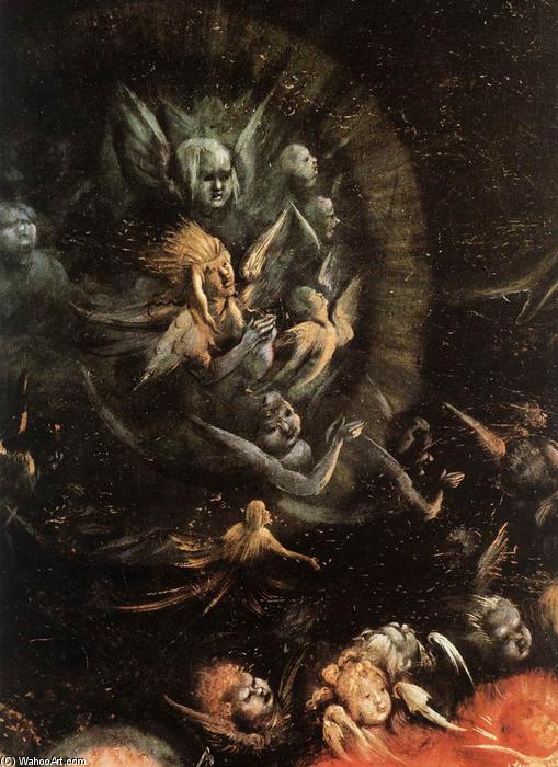 Wikioo.org – L'Enciclopedia delle Belle Arti - Pittura, Opere di Matthias Grünewald - concerto di angeli particolare