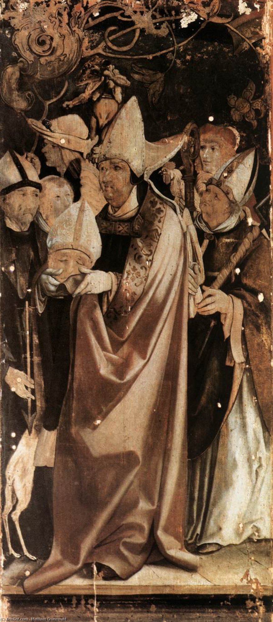 Wikioo.org - The Encyclopedia of Fine Arts - Painting, Artwork by Matthias Grünewald - Fourteen Saints Altarpiece (detail)