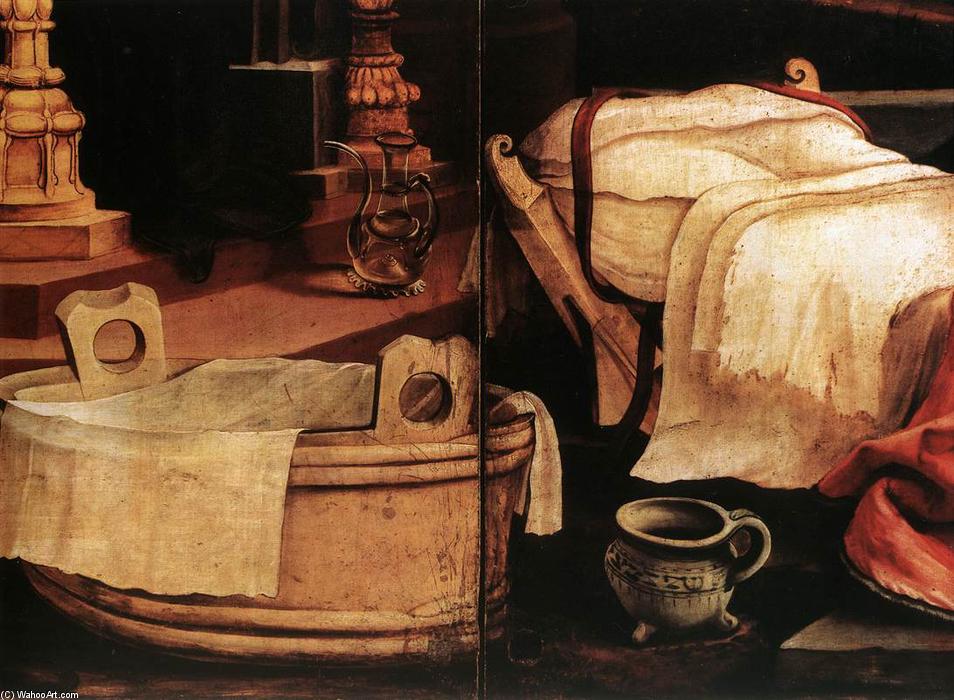 Wikioo.org - The Encyclopedia of Fine Arts - Painting, Artwork by Matthias Grünewald - Nativity (detail)