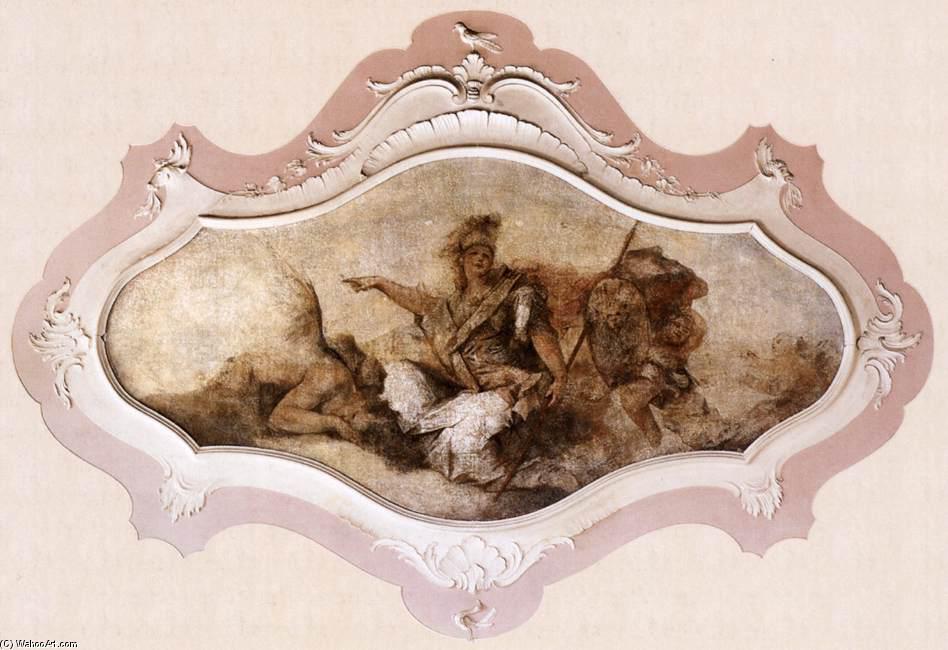 Wikioo.org - The Encyclopedia of Fine Arts - Painting, Artwork by Gianantonio Guardi - Minerva
