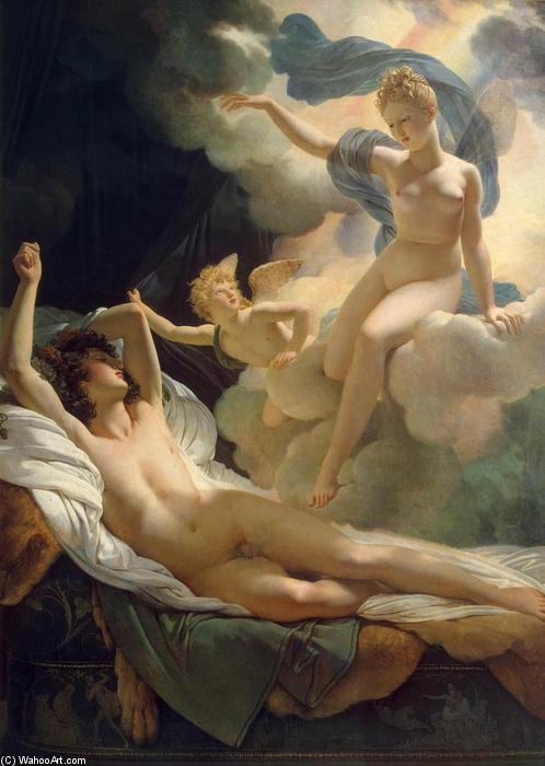 WikiOO.org - Enciclopédia das Belas Artes - Pintura, Arte por Pierre Narcisse Guérin - Morpheus and Iris