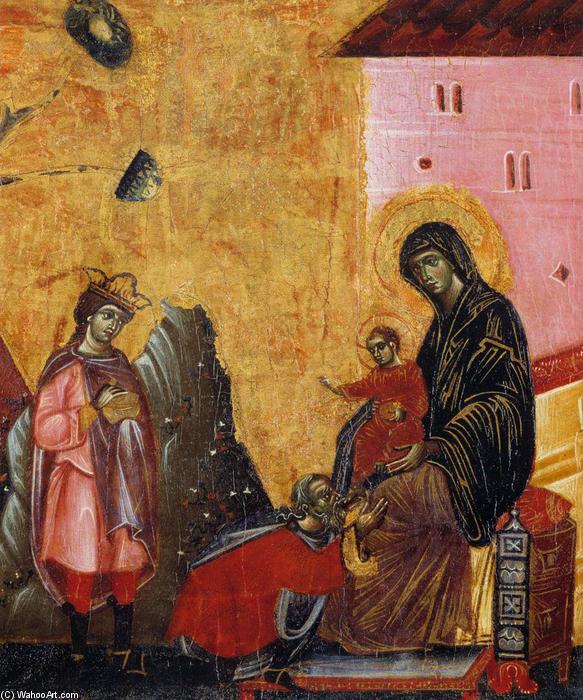 WikiOO.org - Енциклопедия за изящни изкуства - Живопис, Произведения на изкуството Guido Da Siena - Adoration of the Magi (detail)