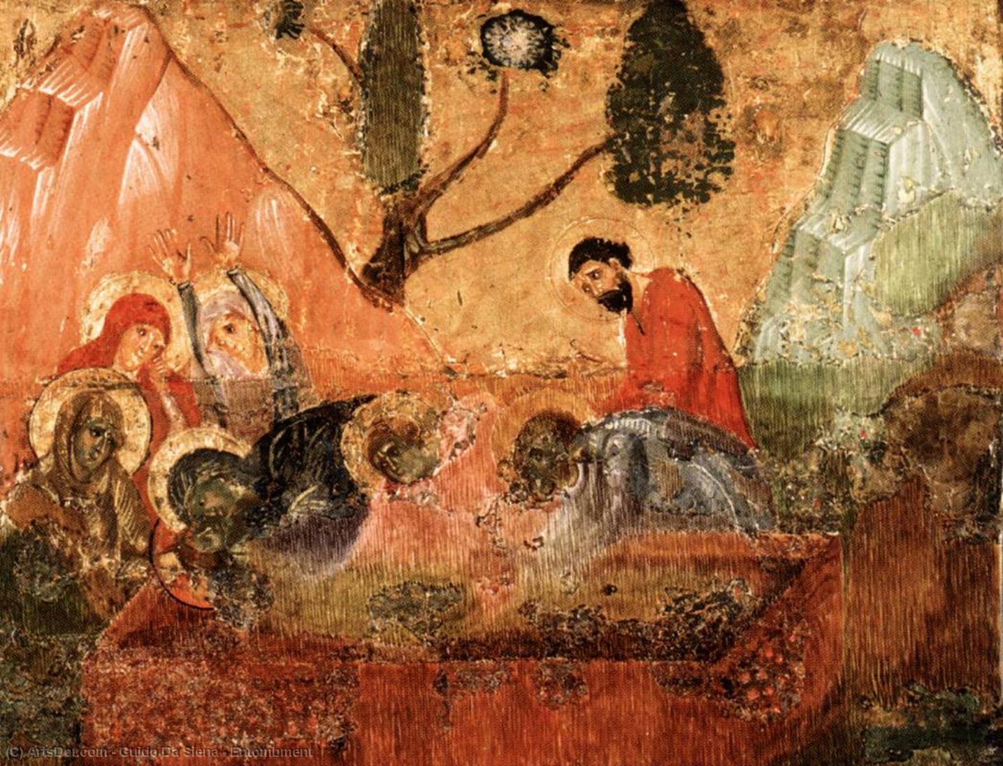 WikiOO.org - Енциклопедія образотворчого мистецтва - Живопис, Картини
 Guido Da Siena - Entombment