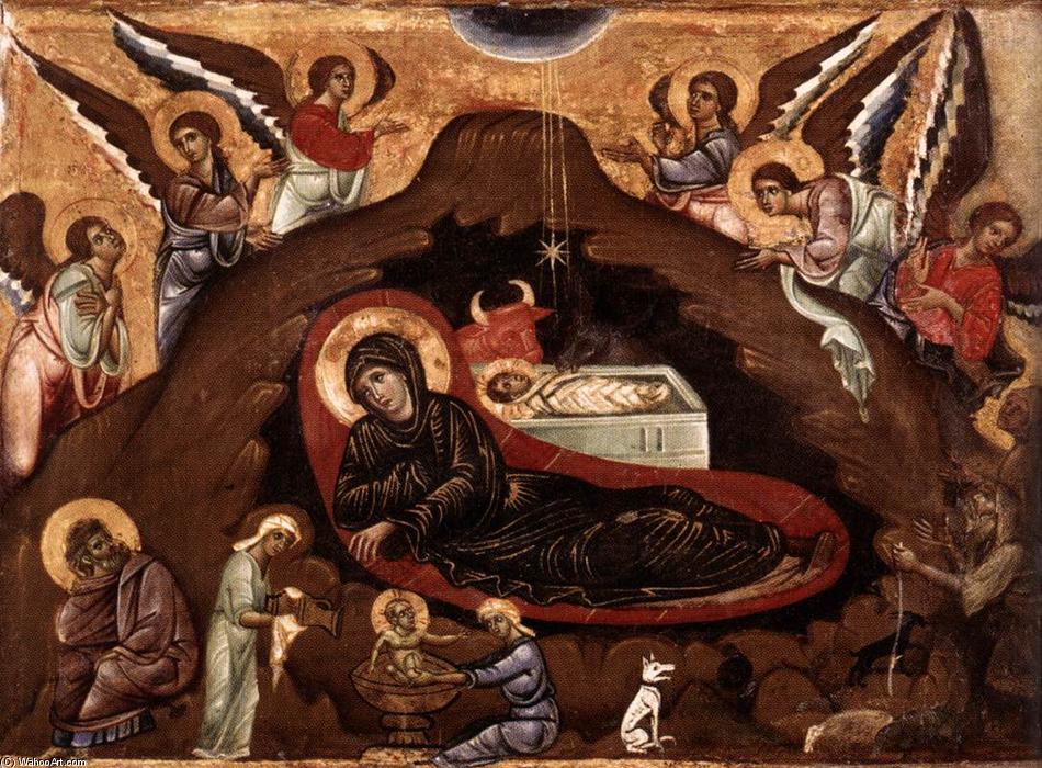 Wikoo.org - موسوعة الفنون الجميلة - اللوحة، العمل الفني Guido Da Siena - Nativity
