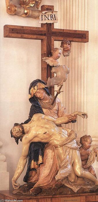 WikiOO.org - Encyclopedia of Fine Arts - Maľba, Artwork Franz Ignaz Günther - Pietà