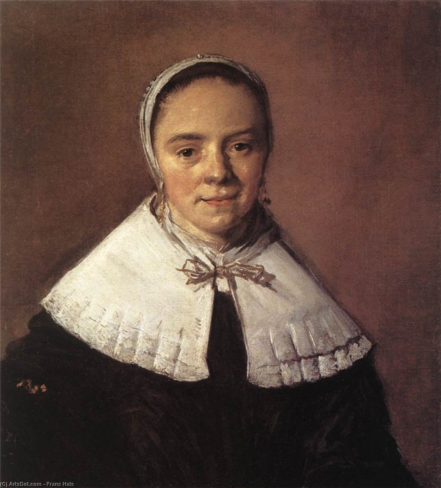Wikioo.org - Bách khoa toàn thư về mỹ thuật - Vẽ tranh, Tác phẩm nghệ thuật Frans Hals - Portrait of a Woman