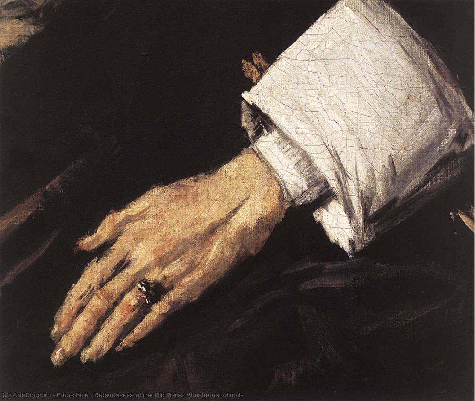 Wikioo.org – L'Encyclopédie des Beaux Arts - Peinture, Oeuvre de Frans Hals - Régentesses de l Vieux Men's Maison de charité ( détail )