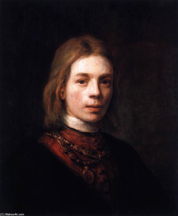 Wikioo.org – La Enciclopedia de las Bellas Artes - Pintura, Obras de arte de Samuel Dirksz Van Hoogstraten - autorretrato